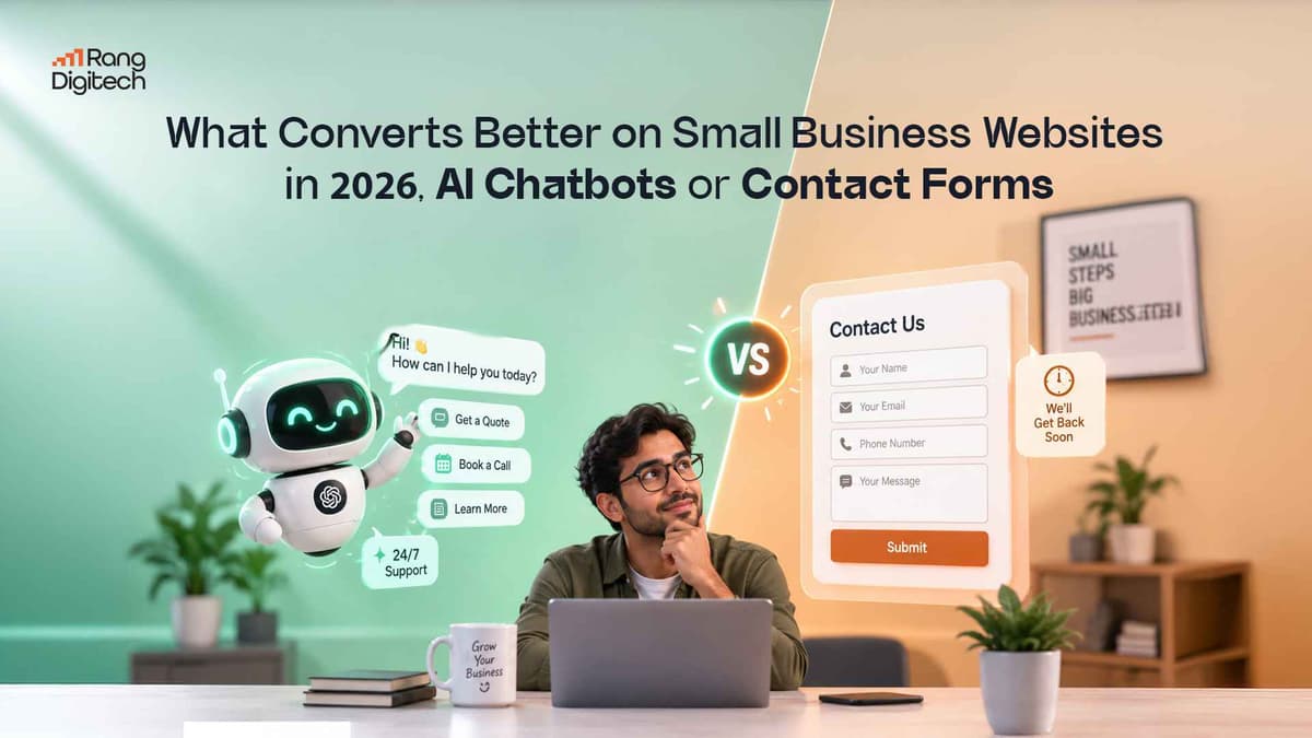 What Converts Better on Small Business Websites in 2026: AI Chatbots or Contact Forms